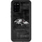 NFL Baltimore Ravens Black & White Galaxy S20 Plus Waterproof Case