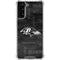 NFL Baltimore Ravens Black & White Galaxy S21 FE Clear Case