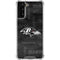 NFL Baltimore Ravens Black & White Galaxy S21 Plus 5G Clear Case