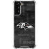 NFL Baltimore Ravens Black & White Galaxy S21 Plus 5G Clear Case