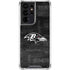 NFL Baltimore Ravens Black & White Galaxy S21 Ultra 5G Clear Case