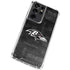 NFL Baltimore Ravens Black & White Galaxy S21 Ultra 5G Clear Case