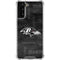 NFL Baltimore Ravens Black & White Galaxy S22 Plus Clear Case