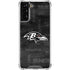 NFL Baltimore Ravens Black & White Galaxy S22 Plus Clear Case