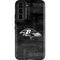 NFL Baltimore Ravens Black & White Galaxy S22 Pro Case
