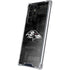 NFL Baltimore Ravens Black & White Galaxy S22 Ultra Clear Case