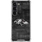 NFL Baltimore Ravens Black & White Galaxy S23 Clear Case