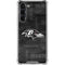 NFL Baltimore Ravens Black & White Galaxy S23 Plus Clear Case