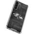 NFL Baltimore Ravens Black & White Galaxy S23 Plus Clear Case