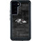NFL Baltimore Ravens Black & White Galaxy S23 Plus Waterproof Case