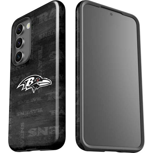 NFL Baltimore Ravens Black & White Galaxy S23 Pro Case