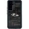 NFL Baltimore Ravens Black & White Galaxy S23 Waterproof Case