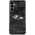 NFL Baltimore Ravens Black & White Galaxy S24 Plus Clear Case