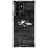 NFL Baltimore Ravens Black & White Galaxy S24 Ultra Clear Case