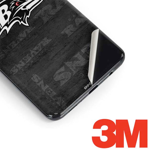 NFL Baltimore Ravens Black & White Galaxy S9 Plus Skin