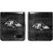 NFL Baltimore Ravens Black & White Galaxy Z Flip Skin