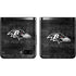 NFL Baltimore Ravens Black & White Galaxy Z Flip Skin