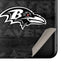 NFL Baltimore Ravens Black & White Galaxy Z Flip Skin