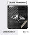 NFL Baltimore Ravens Black & White Galaxy Z Flip Skin