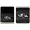 NFL Baltimore Ravens Black & White Galaxy Z Flip3 5G Skin