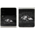 NFL Baltimore Ravens Black & White Galaxy Z Flip3 5G Skin