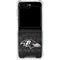 NFL Baltimore Ravens Black & White Galaxy Z Flip5 5G Clear Case