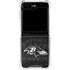 NFL Baltimore Ravens Black & White Galaxy Z Flip5 5G Clear Case