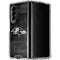 NFL Baltimore Ravens Black & White Galaxy Z Fold4 5G Clear Case
