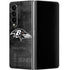 NFL Baltimore Ravens Black & White Galaxy Z Fold4 5G Skin