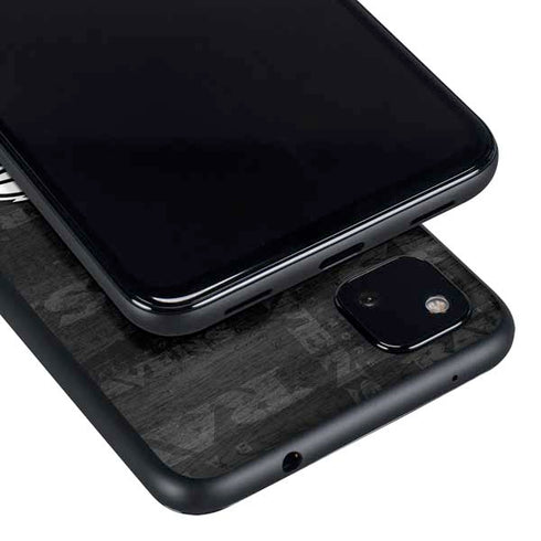 NFL Baltimore Ravens Black & White Google Pixel 4a Skin