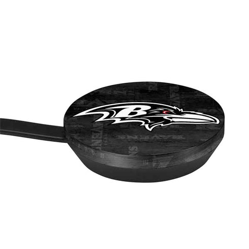 NFL Baltimore Ravens Black & White Google Stadia Controller Skin