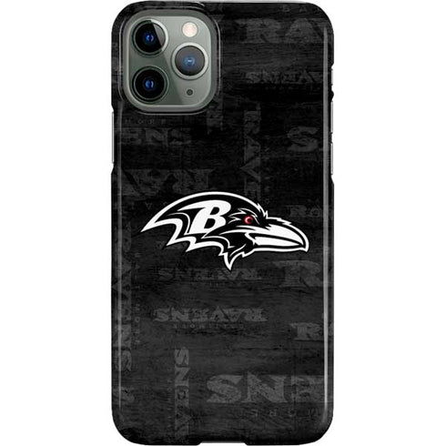 NFL Baltimore Ravens Black & White iPhone 11 Pro Lite Case