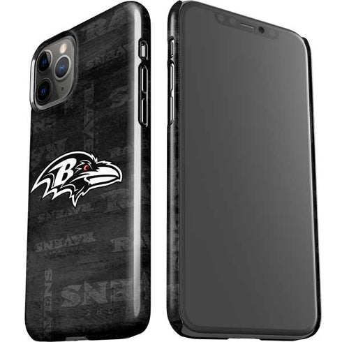 NFL Baltimore Ravens Black & White iPhone 11 Pro Lite Case