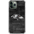 NFL Baltimore Ravens Black & White iPhone 11 Pro Max Clear Case