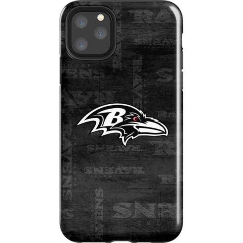 NFL Baltimore Ravens Black & White iPhone 11 Pro Max Impact Case