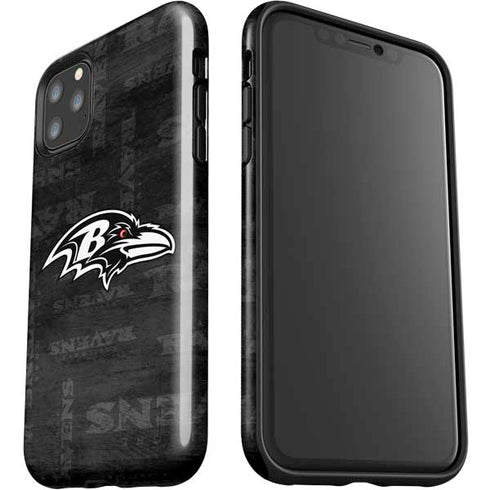 NFL Baltimore Ravens Black & White iPhone 11 Pro Max Impact Case