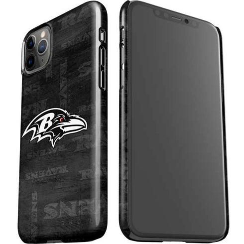 NFL Baltimore Ravens Black & White iPhone 11 Pro Max Lite Case