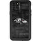 NFL Baltimore Ravens Black & White iPhone 11 Pro Waterproof Case