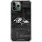 NFL Baltimore Ravens Black & White iPhone 12 Pro Max Clear Case