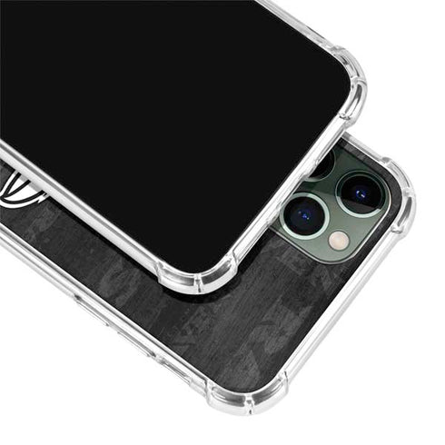 NFL Baltimore Ravens Black & White iPhone 12 Pro Max Clear Case
