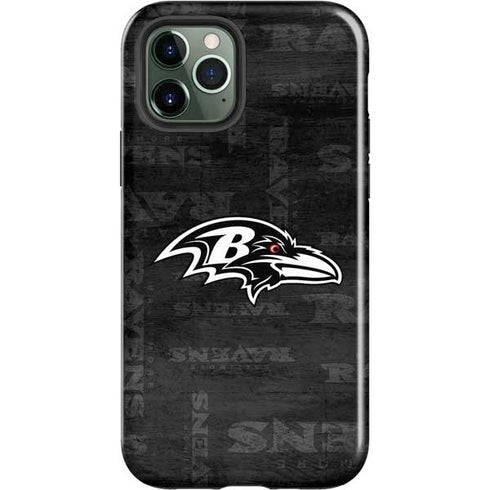 NFL Baltimore Ravens Black & White iPhone 12 Pro Max Impact Case