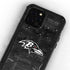 NFL Baltimore Ravens Black & White iPhone 12 Pro Waterproof Case