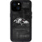NFL Baltimore Ravens Black & White iPhone 13 Mini Waterproof Case