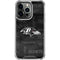 NFL Baltimore Ravens Black & White iPhone 13 Pro Clear Case