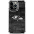 NFL Baltimore Ravens Black & White iPhone 13 Pro Clear Case