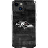 NFL Baltimore Ravens Black & White iPhone 15 Plus Impact Case