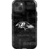 NFL Baltimore Ravens Black & White iPhone 15 Impact Case