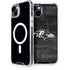 NFL Baltimore Ravens Black & White iPhone 15 Plus MagSafe Case