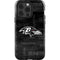 NFL Baltimore Ravens Black & White iPhone 14 Pro Impact Case