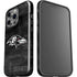 NFL Baltimore Ravens Black & White iPhone 14 Pro Impact Case